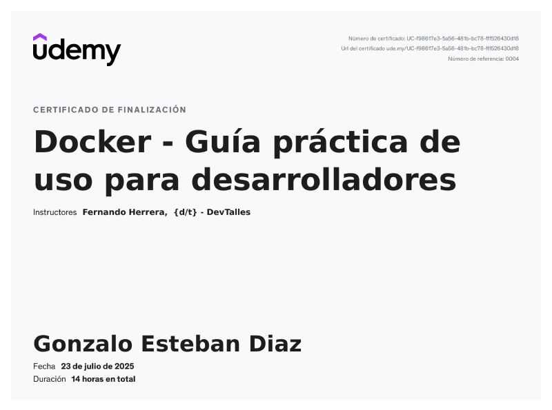 Certificado Dev/Talles