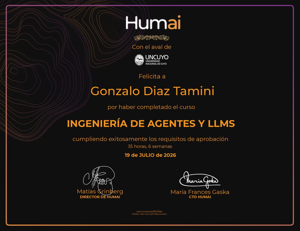 Certificado Humai
